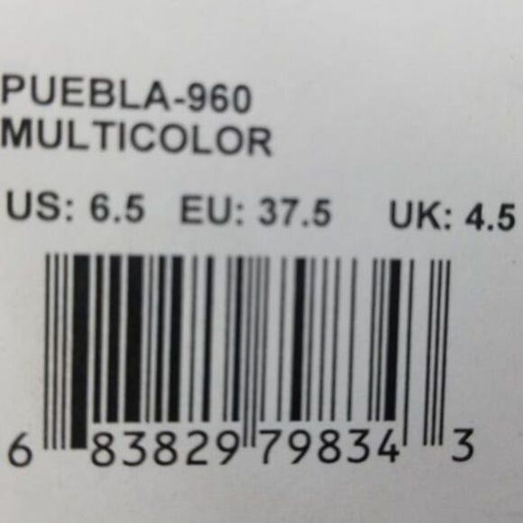 Billabong Women's Puebla Sneaker - (PUEBLA-960) MULTICOLOR Size 6.5 - Picture 6 of 7